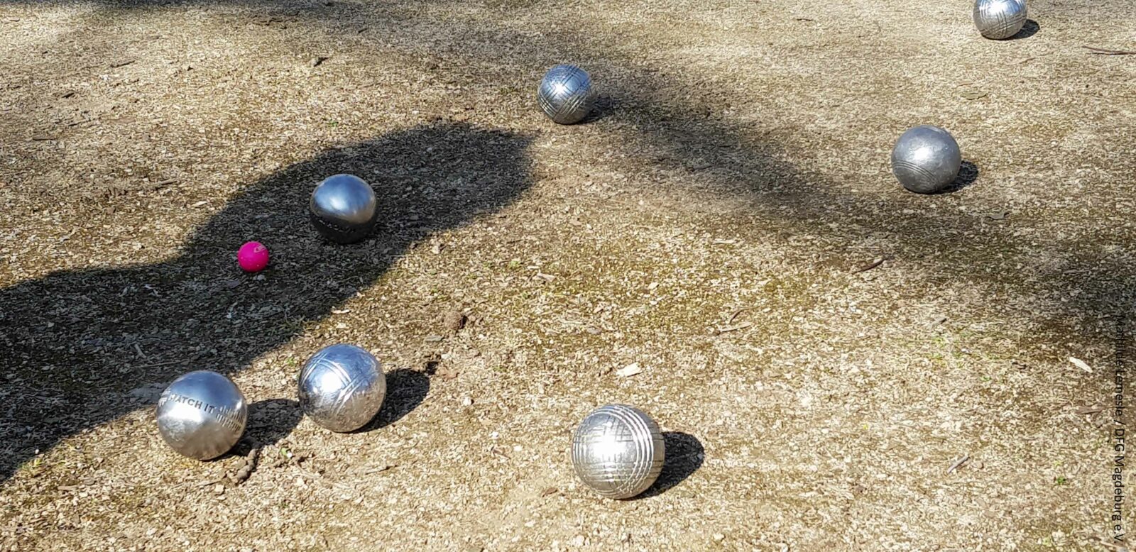 Boule spielen im Kurpark Schönebeck