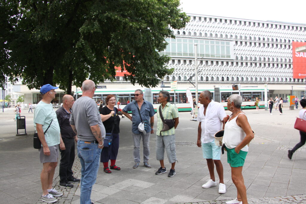 Besuch einer Delegation von Pétanque-Spielern aus Le Havre
