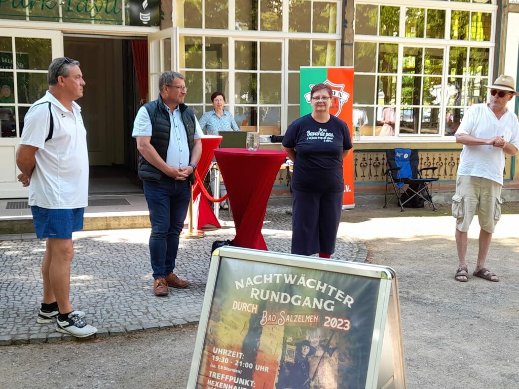 Besuch Boule-Spieler aus Le Havre im Rathaus in Magdeburg und beim Grand-Prix Franko.Folie! 2023